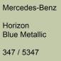 Preview: Mercedes-Benz, Horizon Blue Metallic, 347 / 5347.